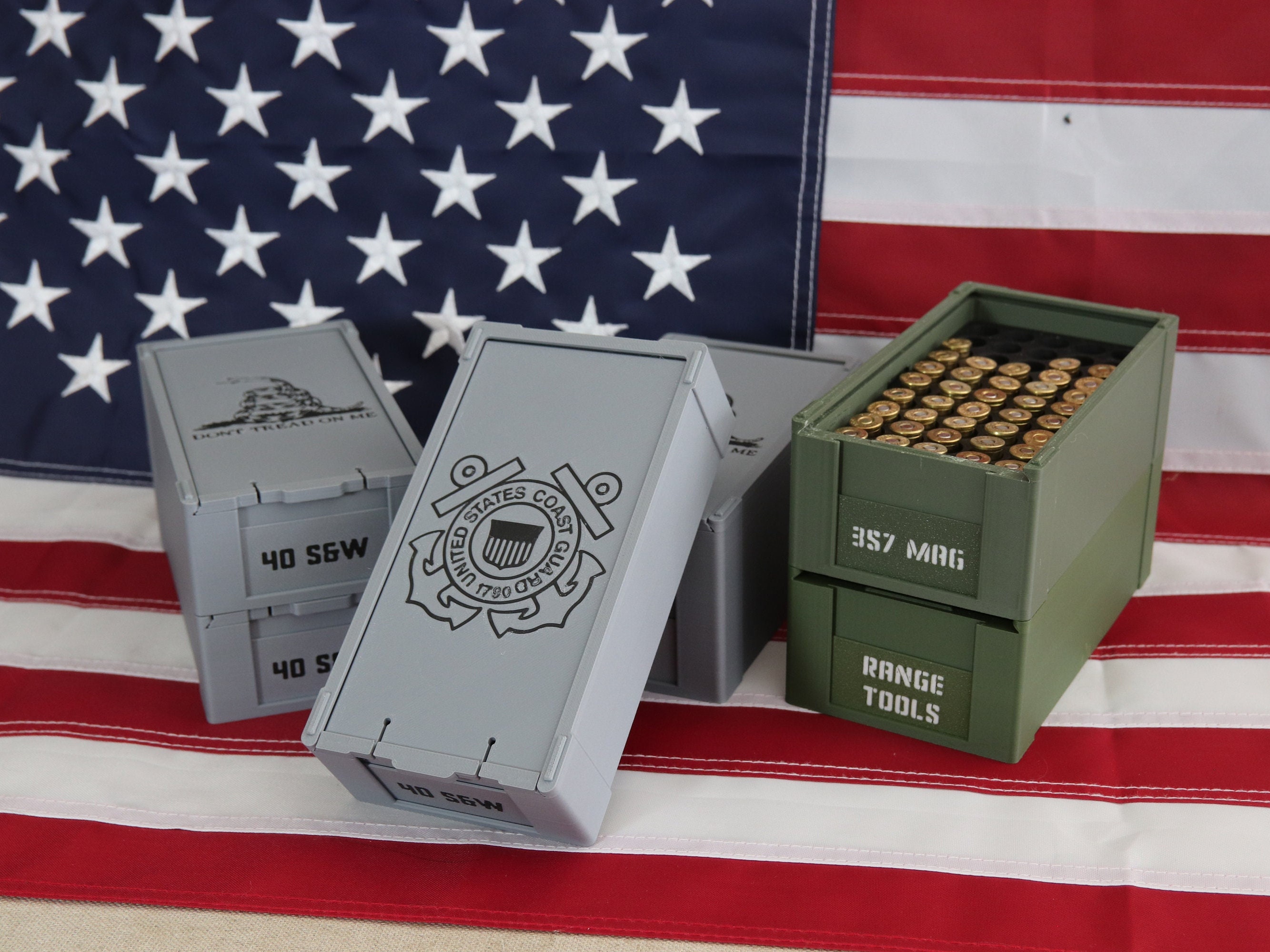 Stacking Ammo Box USCG Etsy