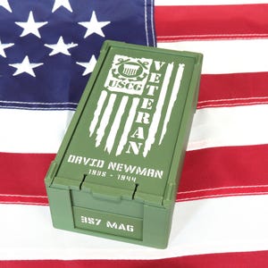 Custom Ammo Box - USCG Veteran Edition