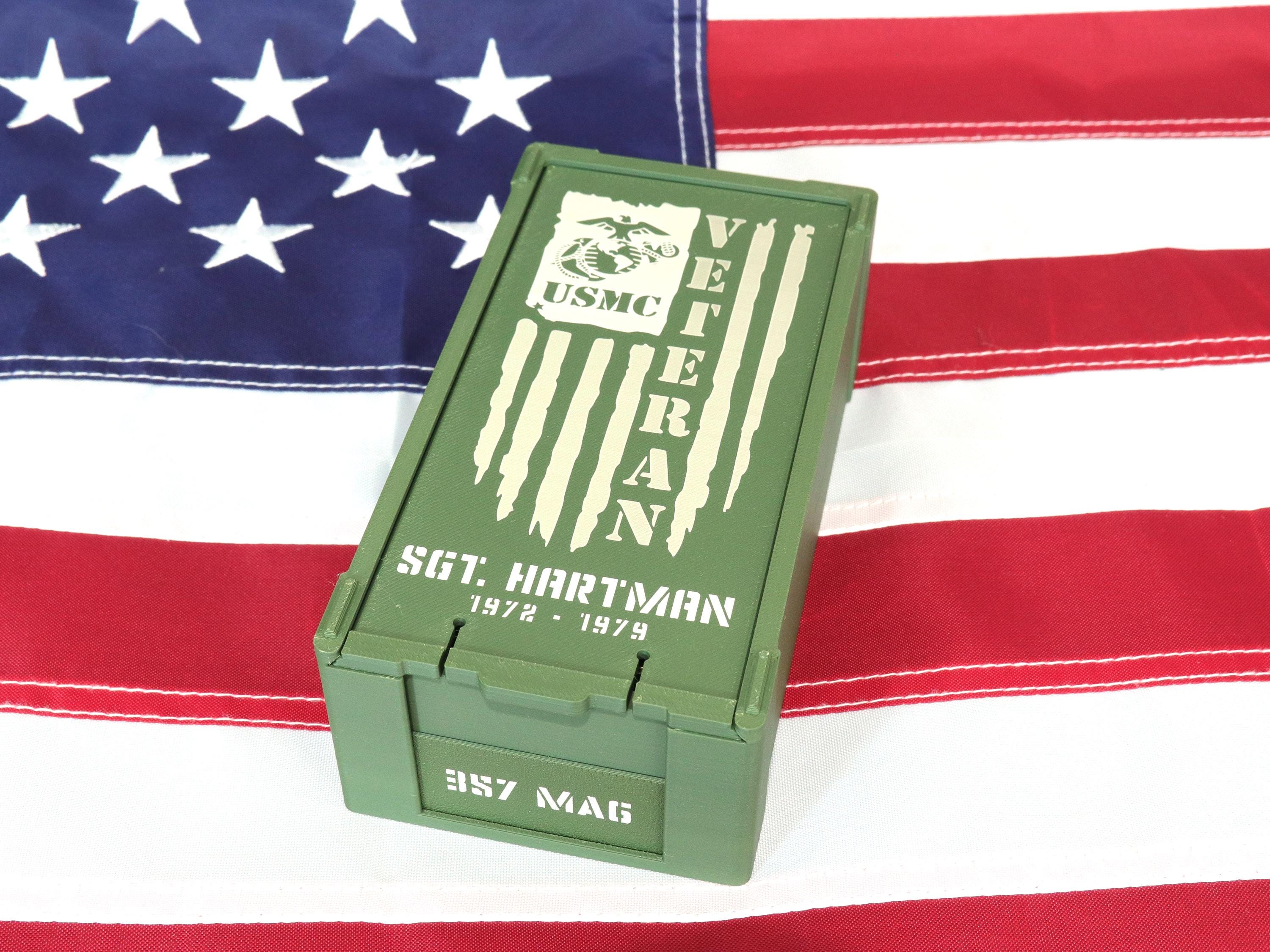 Custom Ammo Box - USMC Veteran Edition - Etsy