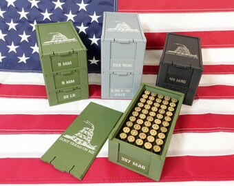 Stacking Ammo Box - Gadsden Flag