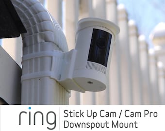 RING Stick Up Cam / Cam Pro - Downspout Mount (Tamper Resistant)