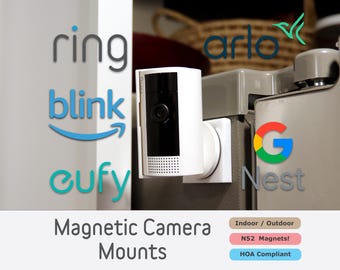 Magnetic Mounts for Smart Cameras