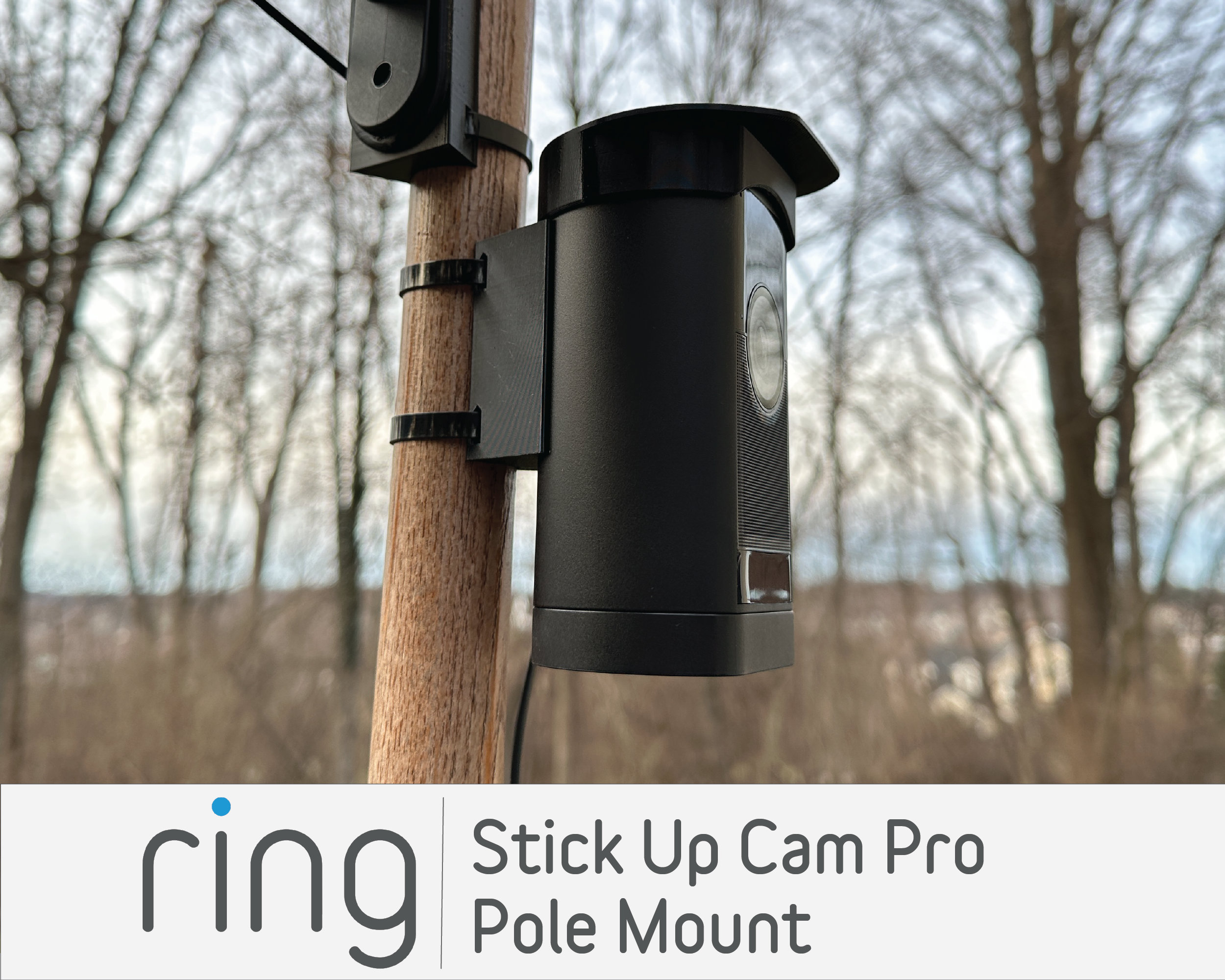 RING Stick up Cam Pro Pole Mount - Etsy - Are Ring Stick Up Cam Weatherproof