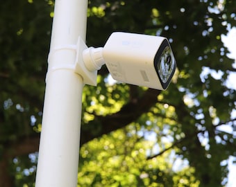 Pole Mount for Eufy Cameras - No-Drill Rubber Outdoor Security Camera Mount