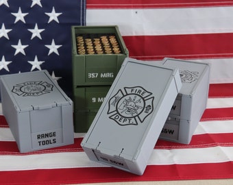 Stacking Ammo Box - Fire Department