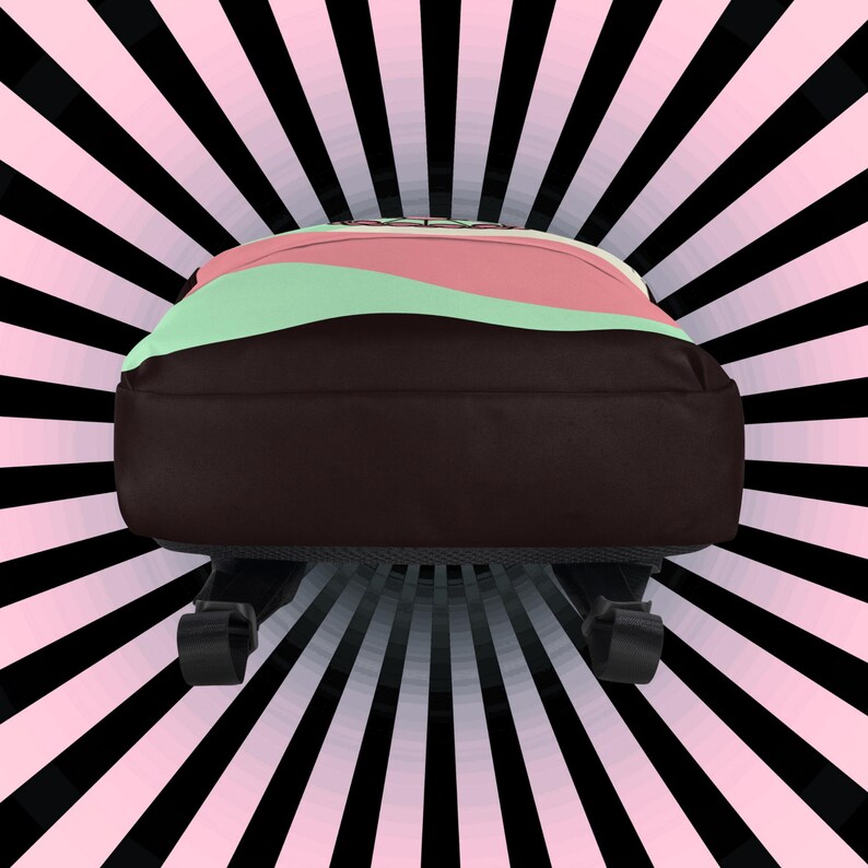 Hyena Kawaii Backpack – Pastel Goth Alt Fashion School Bag image 8
