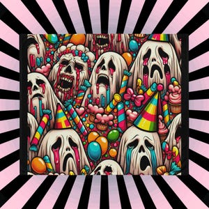 Blanket Horror Clowns Screaming Halloween Throw Blanket Clowncore Grunge Gothic Room Decor