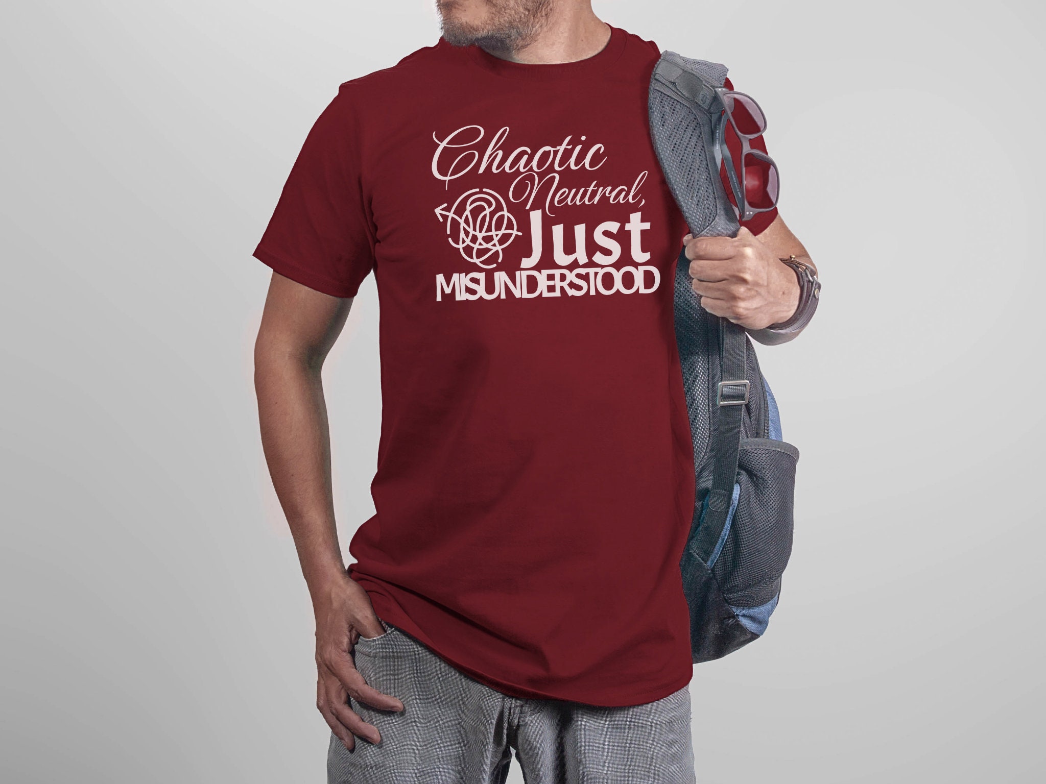 Dnd Shirt, Chaotic Neutral, Dungeon N Dragons Shirt, Dnd Gift for Dnd Player, Funny Dnd Tshirt