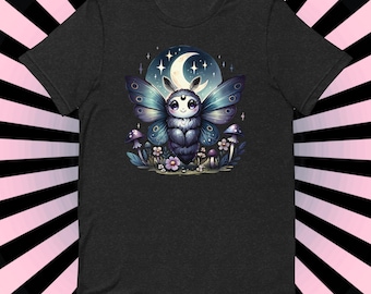 Camiseta gráfica Luna Moth, camiseta Fairycore Cottagecore