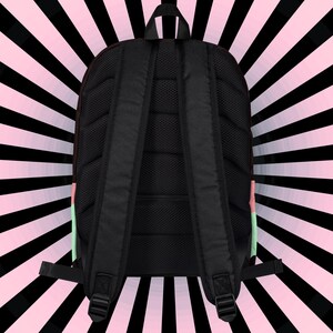 Hyena Kawaii Backpack – Pastel Goth Alt Fashion School Bag image 7