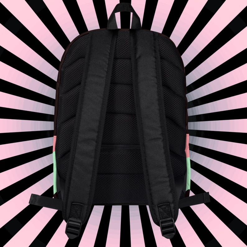 Hyena Kawaii Backpack – Pastel Goth Alt Fashion School Bag image 7