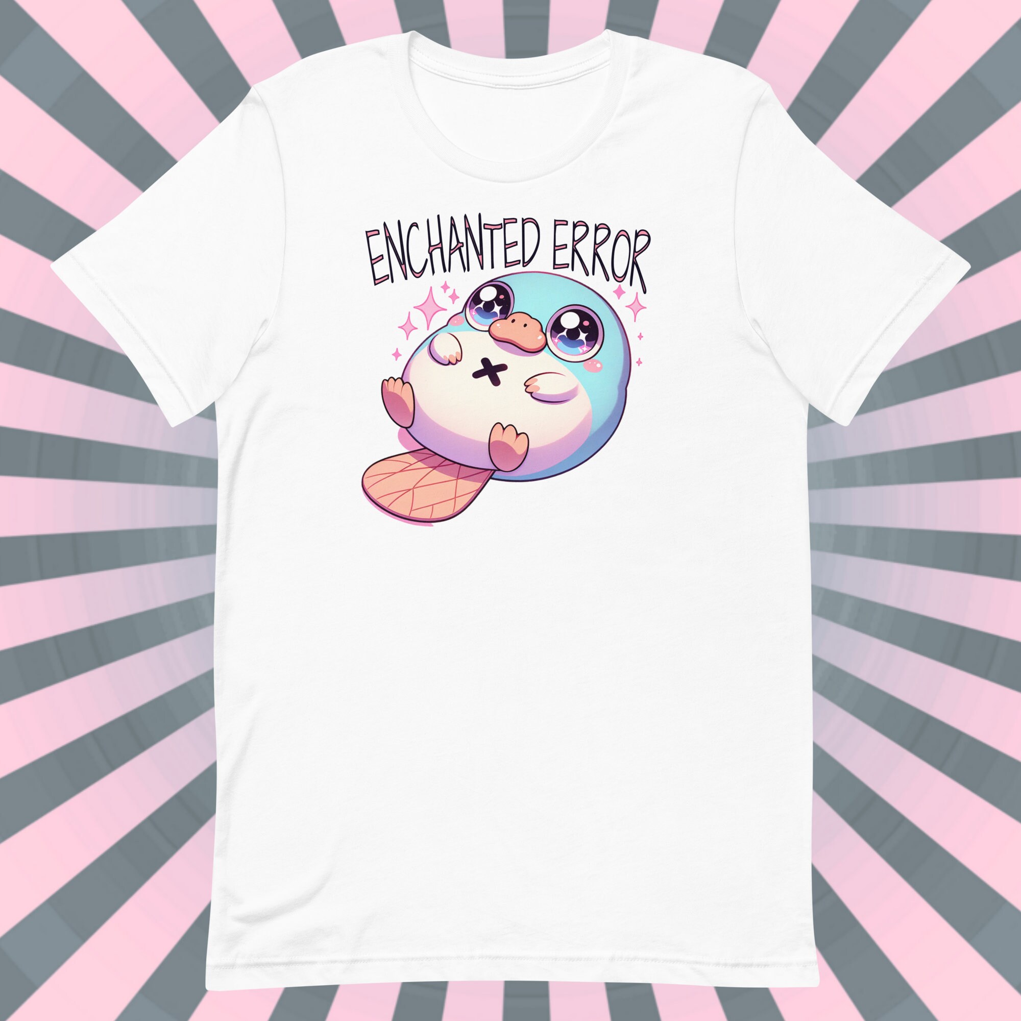 Weirdcore Pastel Goth Grunge Cute Platypus Shirt Enchanted Error T ...