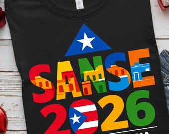 SANSE 2026 Orgullo Boricua Png, Puerto Rico Pride Festival Gift, San Sebastian Street Festival Graphic Png, Sanse 2026 Boricua Pride