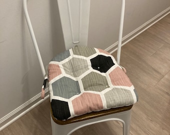 Metal Bistro Chair Cushion/14x14/Reversible Cushion