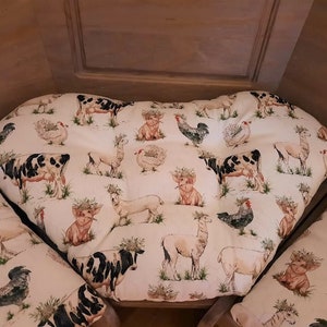 4 Piece Nook Cushions Set ties on Single cushion only Bild 2