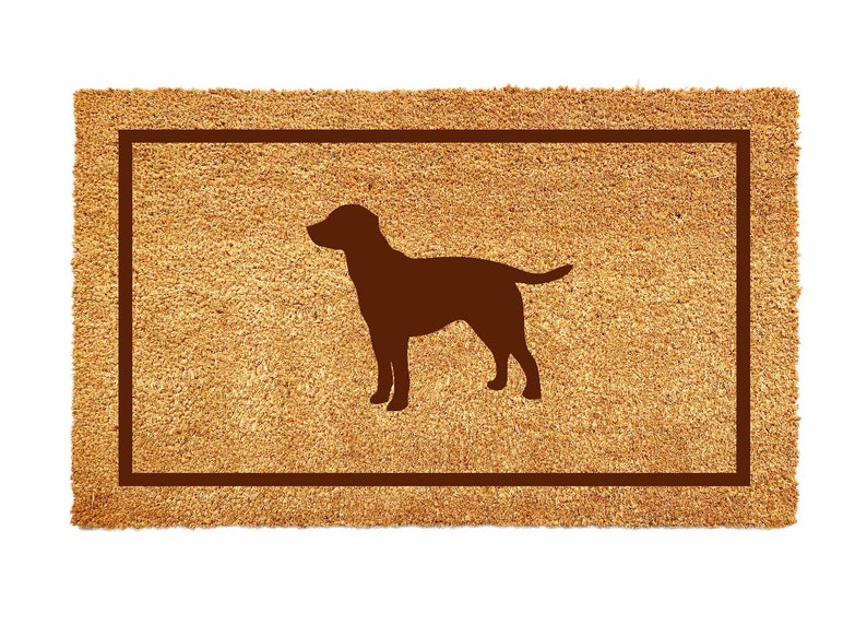 Personalized Dog Doormat Non Toxic House Warming Gift Custom Doormat