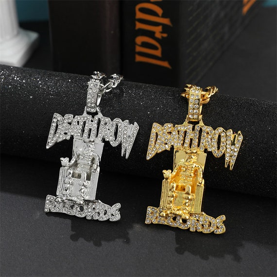 King Ice X Death Row Records Necklace 2024 | favors.com
