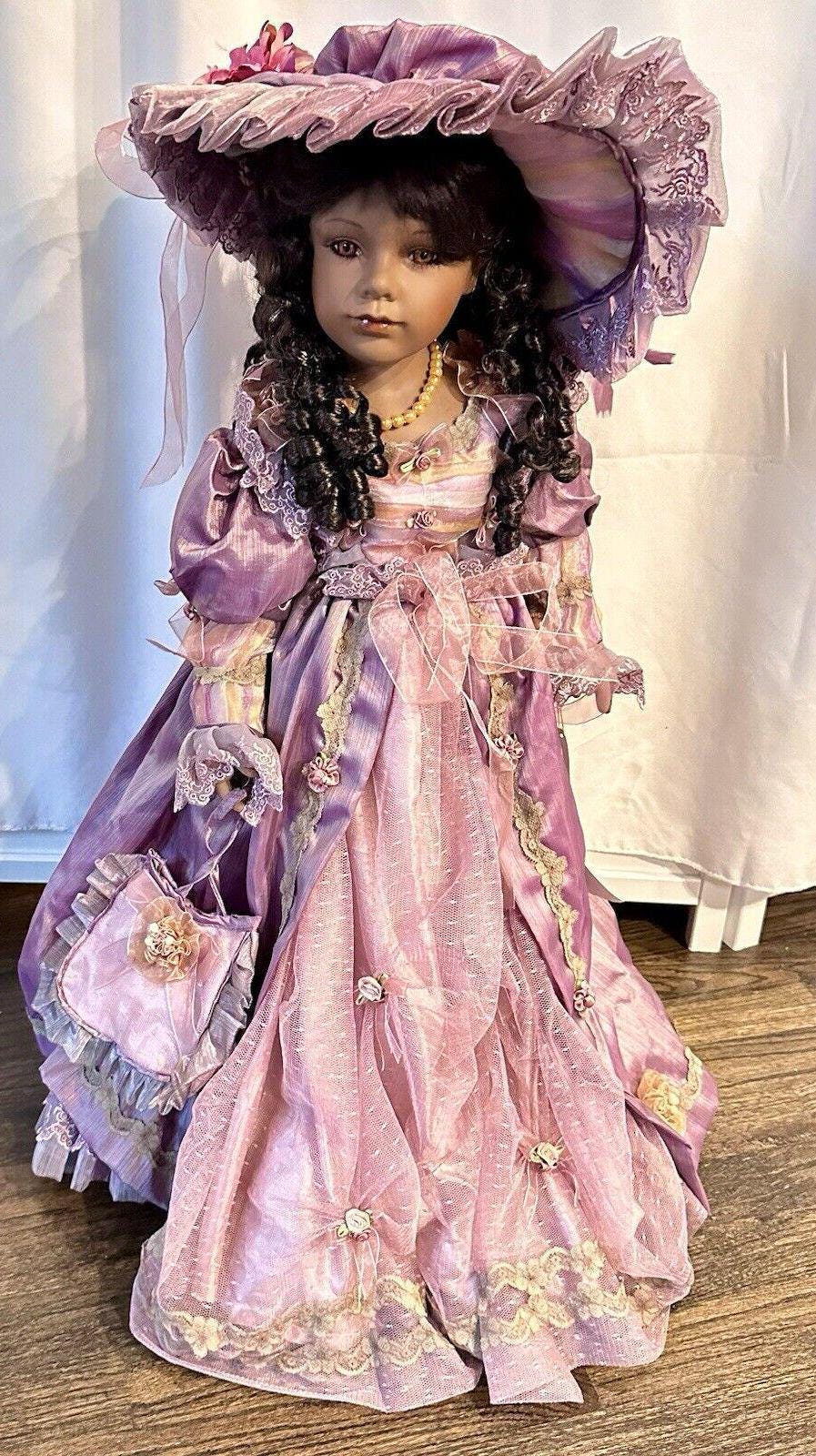 アンティーク ビスクドール ドレスとボネ 30センチ ドール用 ビスク