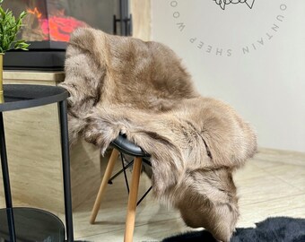 Premium Reindeer rug, Reeindeer hide, rug, skin, throw XXL, scandinavian style, home design, natural skin, rentierhaut, deerskin