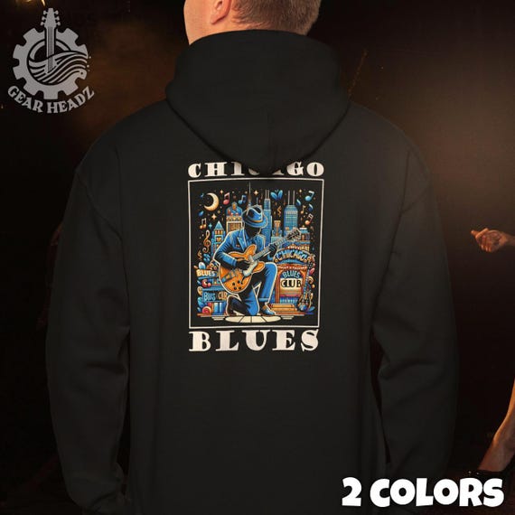 Chicago Blues Guitar Hoodie