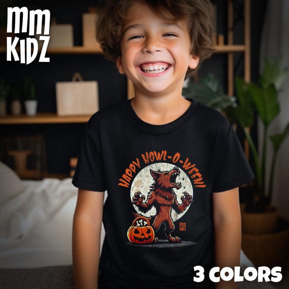 Happy Howl-O-Ween T-Shirt for Kids