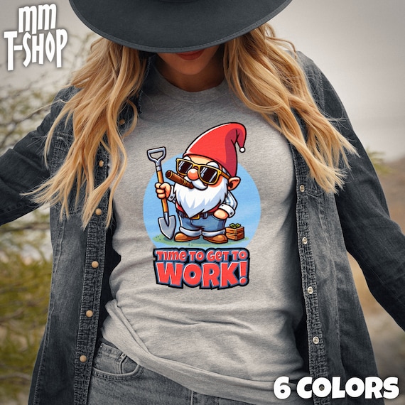 Summer Gardener Gnome Graphic Tee