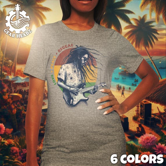 Reggae Guitarist Graphic Tee