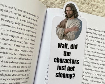 Jesus Smut Bookmark | Smutty Spicy Funny Book Club Gift | Book Lover Gift | Jesus Is That Smut Bookmark | Sarcastic Smut Gift