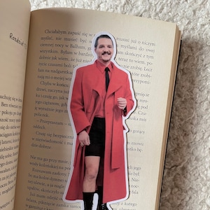 Marque-page du gala du Met Pedro Pascal | Marque-page drôle | Cadeau humoristique hilarant drôle de lecteur | Marque-page esthétique unique pour les amateurs de lecture