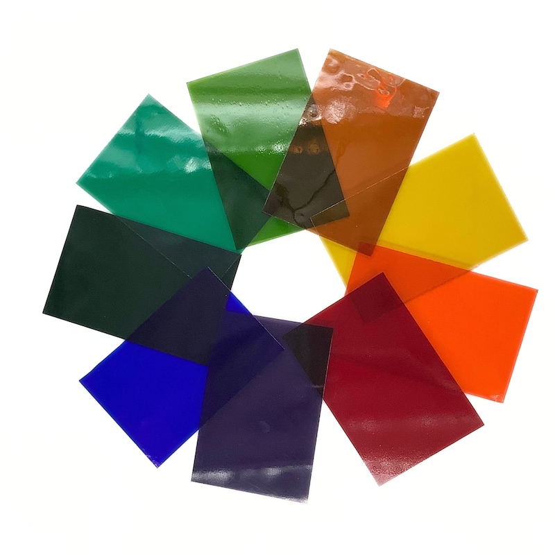 Colored Transparent Sheets - Etsy