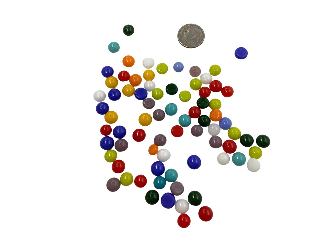 96 COE Colored Opaque Fused Glass Globs, 1 Ounce Glass Fusing Shapes - Etsy