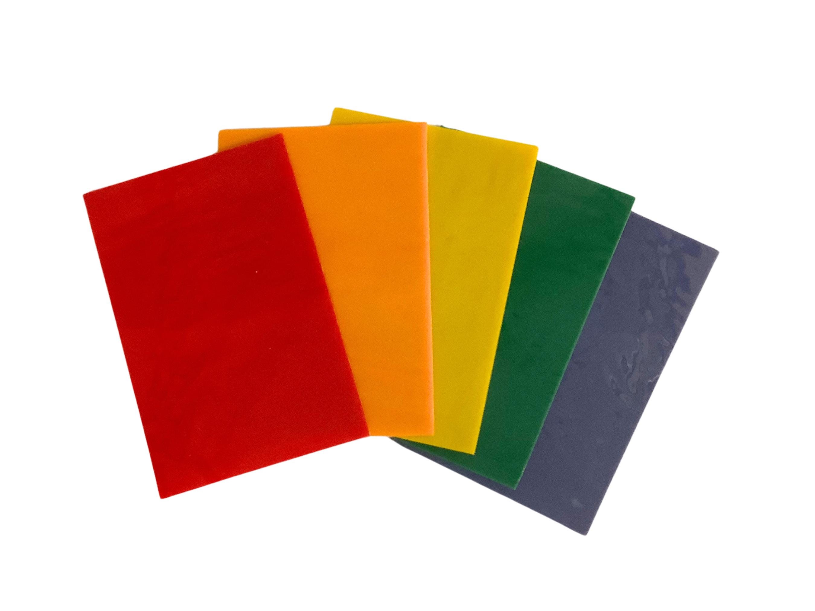 96 COE opal colored fusible glass, hand cut 4” x 6” sheet, your choice of color