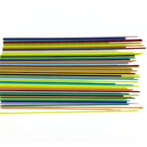 96 COE Glass Stringers, Opaque Colored Stringers for Fusing - Etsy