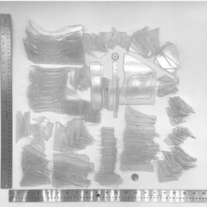 Fusible Clear Glass Scrap, 96 COE, for Glass Fusing (5 lbs)