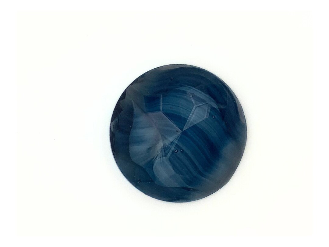 Round Marbelized Glass Jewel, 25 Mm Round Marbled Jewel, Your Choice of ...