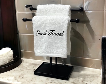 Monogrammed Guest Hand Towel | Custom Hand Towel | Embroidered Towels | Personalized Towels | Customizable