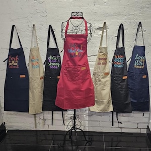 Embroidery Aprons