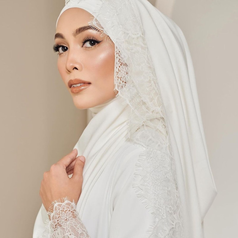 bridal hijab designs
