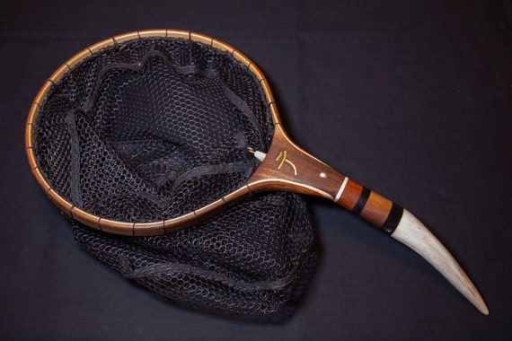 Made to Order Handcrafted Wooden Landing Net for Tenkara Fishing
