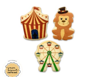 Personalized “Circus” biscuit set (x12)