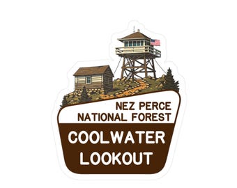 Coolwater Lookout Vinyl Decal, Adventure Car Laptop Sticker