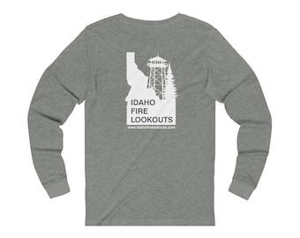 Idaho Fire Lookouts Unisex Jersey Long Sleeve Tee