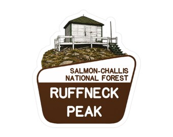 Ruffneck Peak Lookout Vinyl Sticker