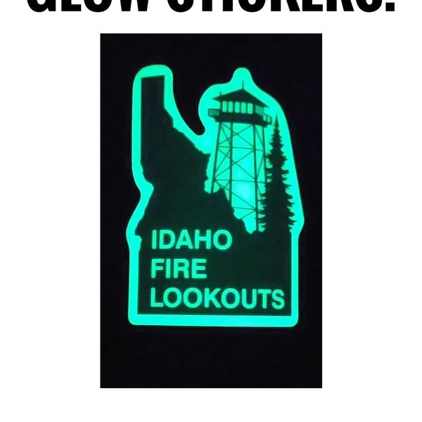 Glow In The Dark Idaho Fire Lookouts Decal