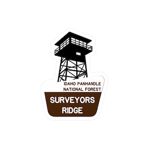 Decalcomanie in vinile Surveyors Ridge Lookout