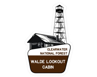 Walde Mountain Lookout Vinyl Decals
