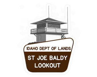 St Joe Baldy Lookout Vinyl Decals