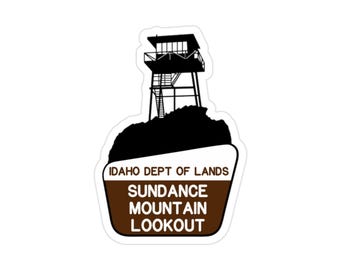 Sundance Mountain Loookout Vinyl Decal