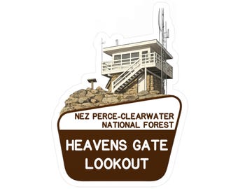 Heavens Gate Lookout Vinyl Decals