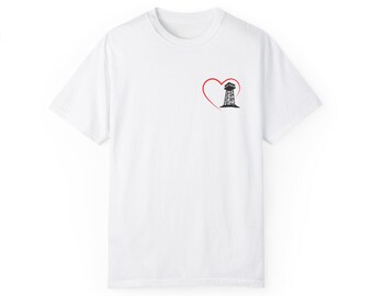 Heart Fire Lookout Towers Soft Cotton Tee